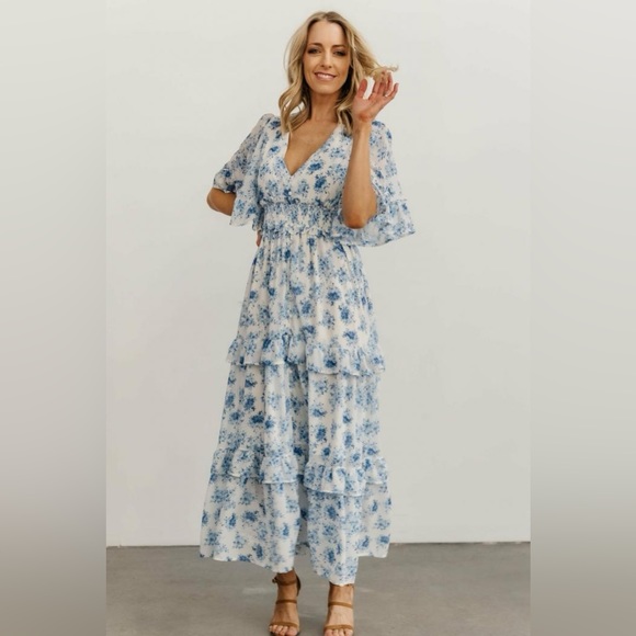 Baltic Born Tiered Floral Maxi Dress - Picture 1 of 4